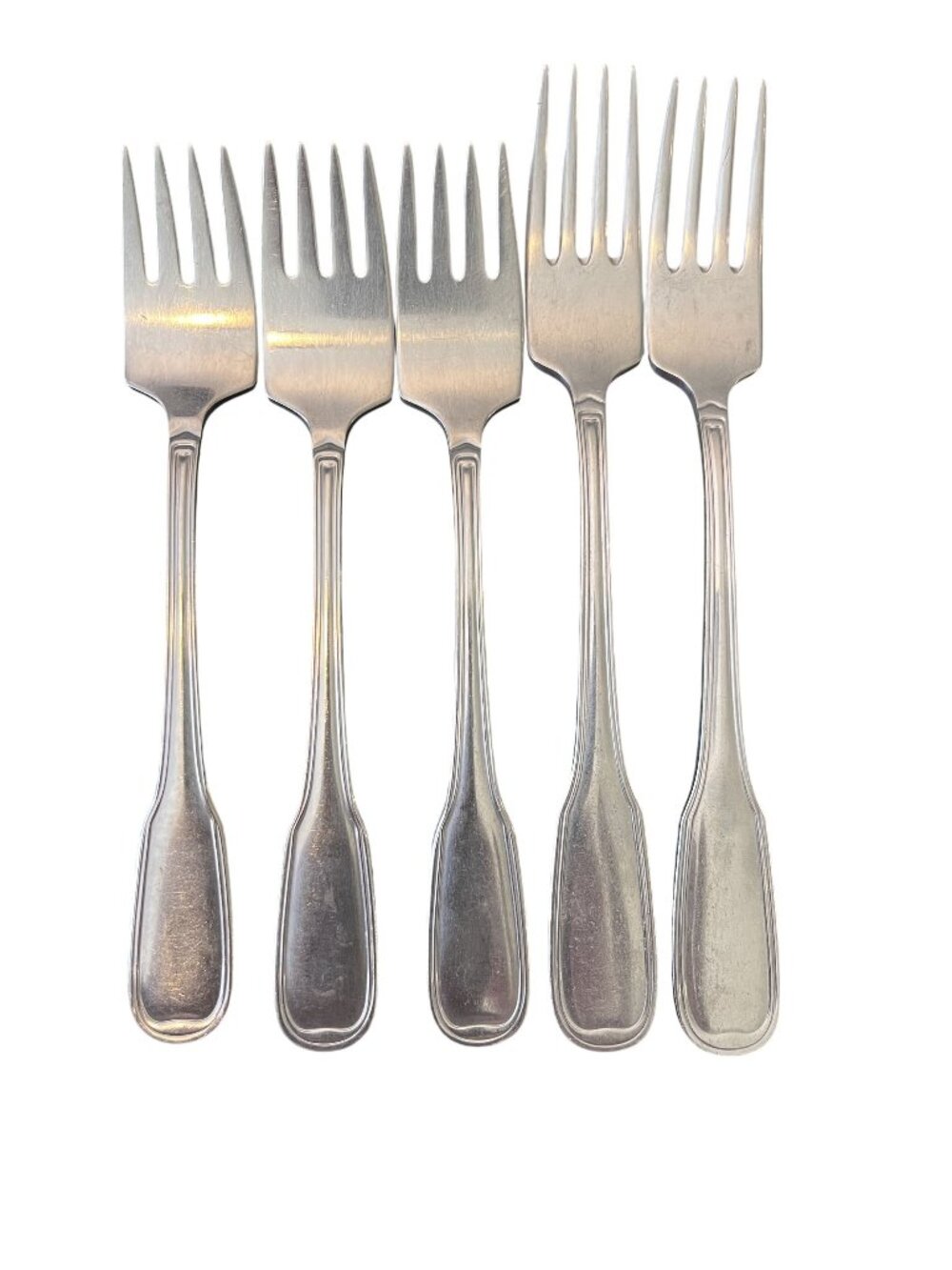 Gense 18-8 Stainless Sweden Lot of 5 Mixed Salad Dinner Forks
